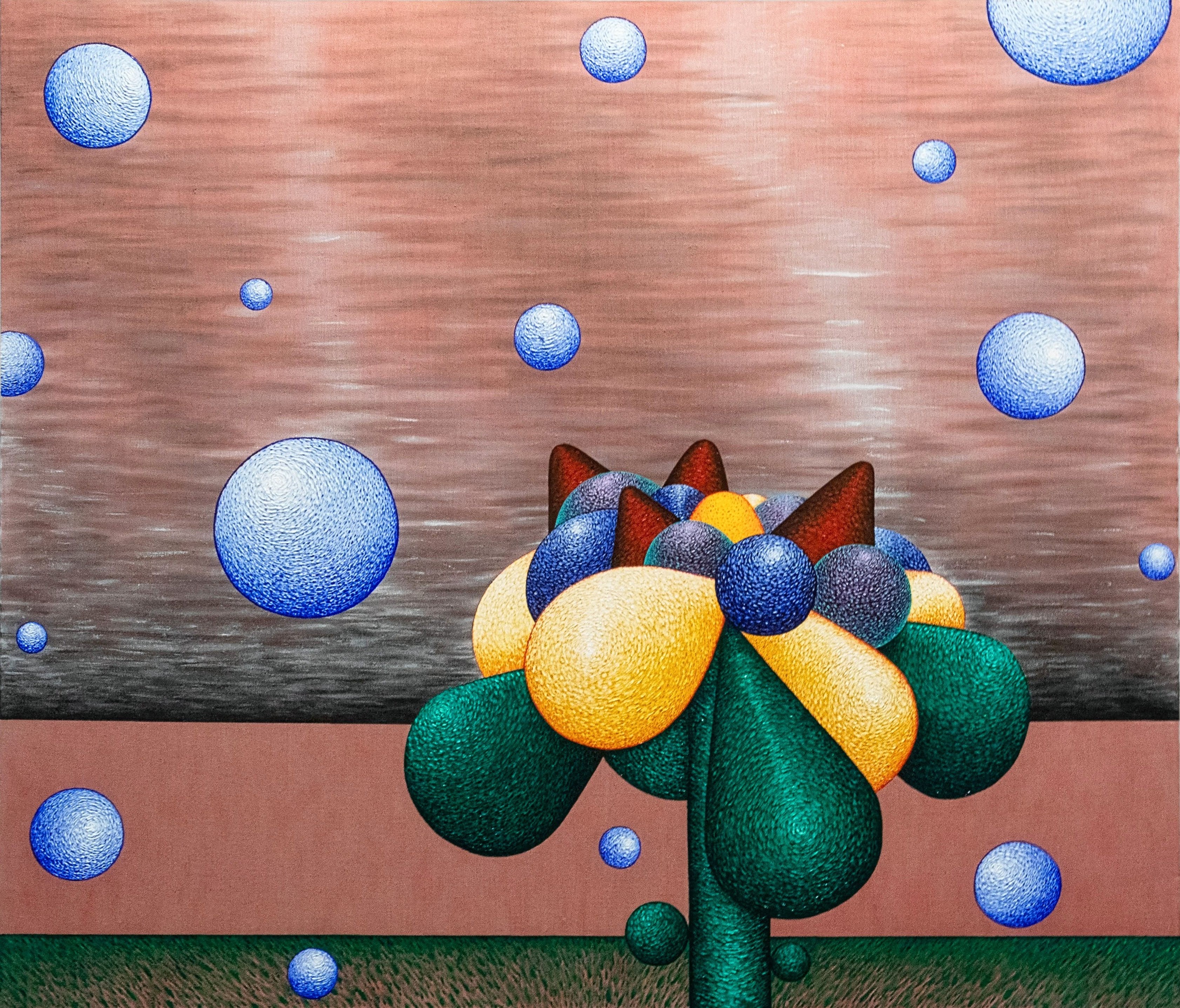 Apology Flower No. 9. 2021, 72in x 84in